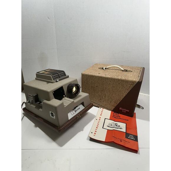Keystone K-310 Vintage Portable Slide Projector With Holding Case - Picture 1 of 12